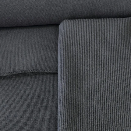 ciemny stalowy-Dresówka Drapana 320g/m2