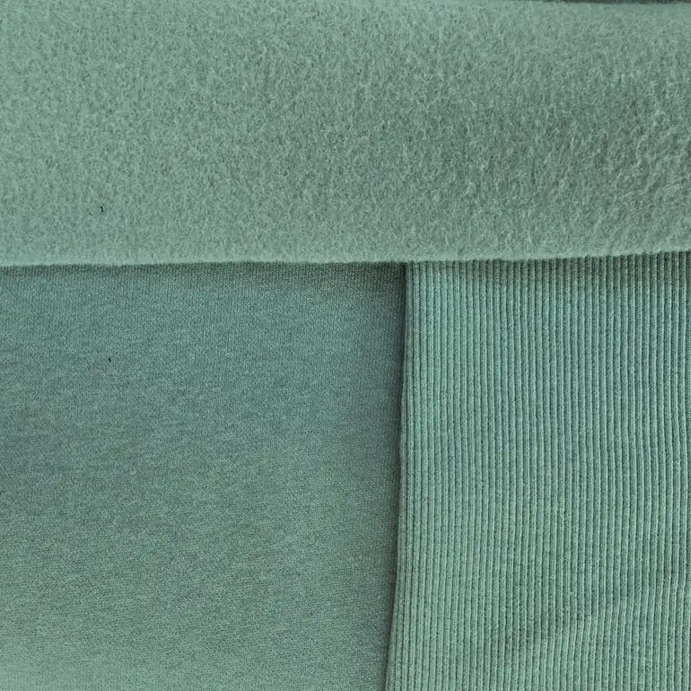 szałwia- Dresówka drapana - 320g/m2