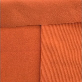Marchewka - Dresówka Drapana 320g/m2 Marchewka - Dresówka Drapana 320g/m2