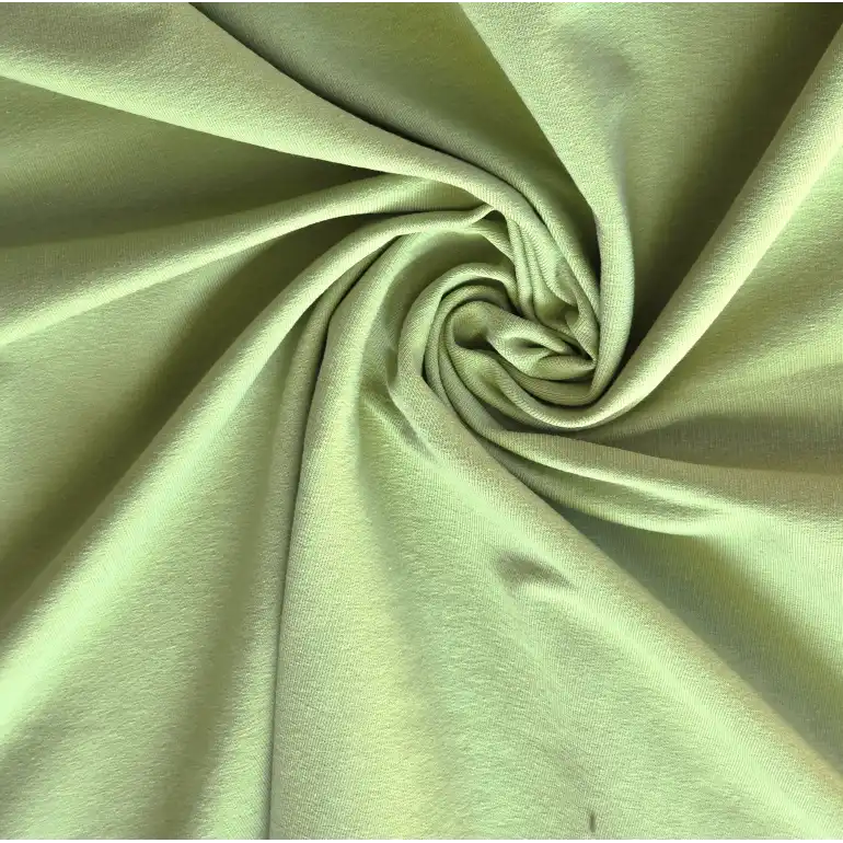 zielony jasny pastel-- DRESÓWKA PĘTELKA - 240G/M2