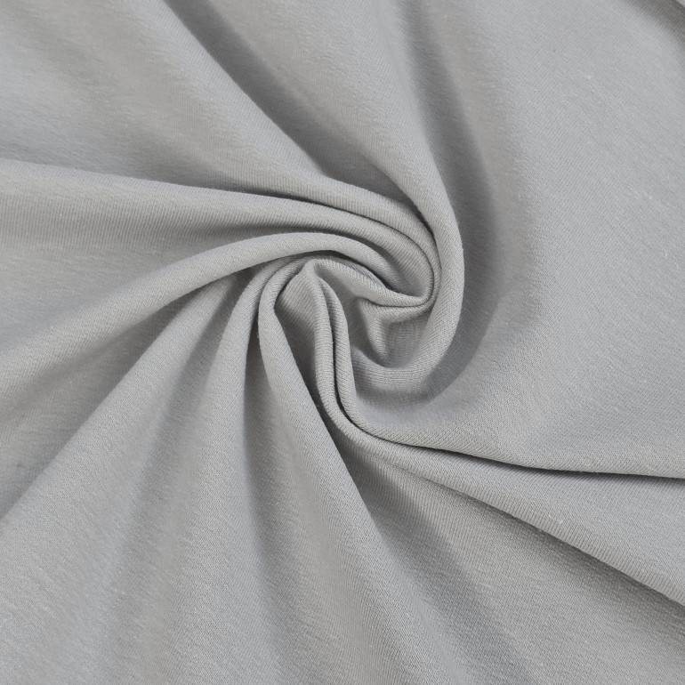 jasny grey - Dresówka pętelka - 240g/m2