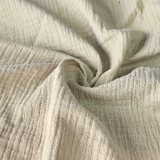 Beż - Muślin - 100% bawełna 130g/m2