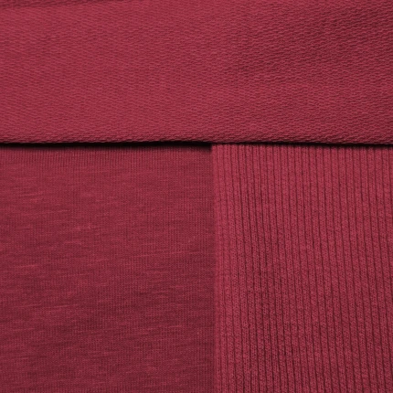 czerwone wino- Dresówka Pętelka 240g/m2