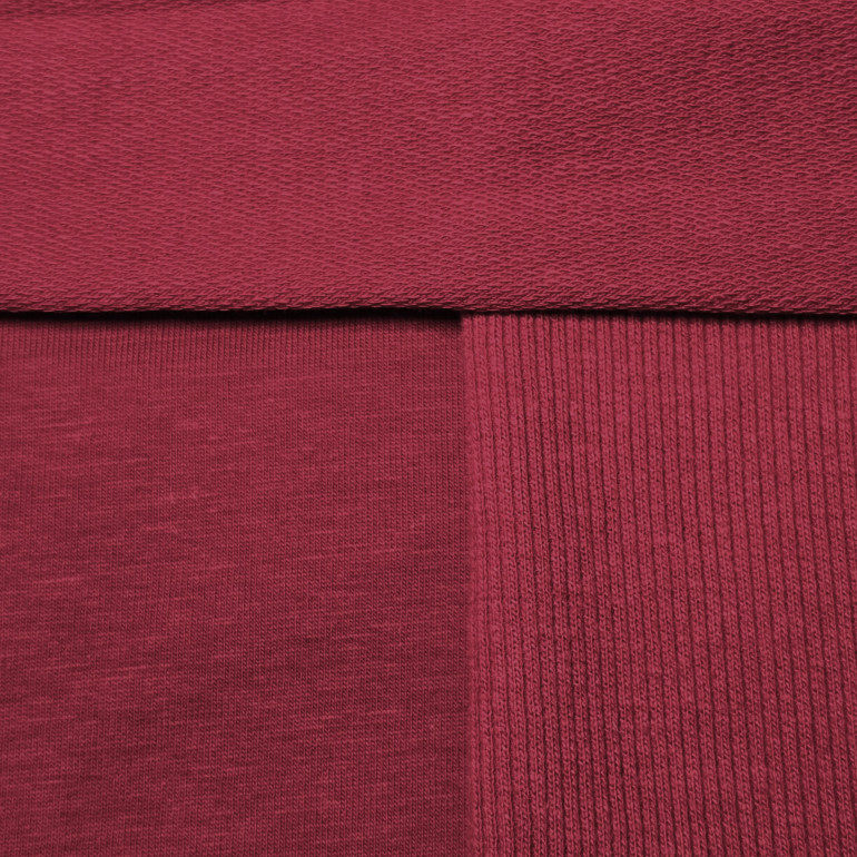 czerwone wino- Dresówka Pętelka 240g/m2