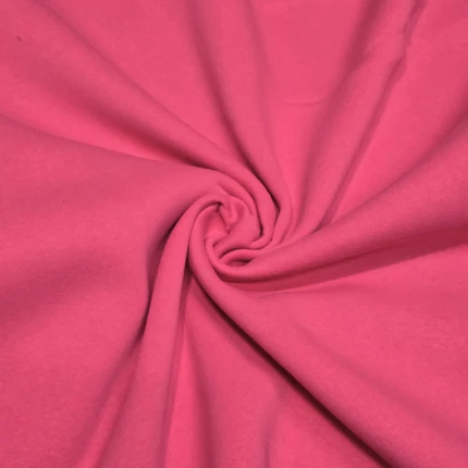 koralowa fuksja- Dresówka drapana - 320g/m2