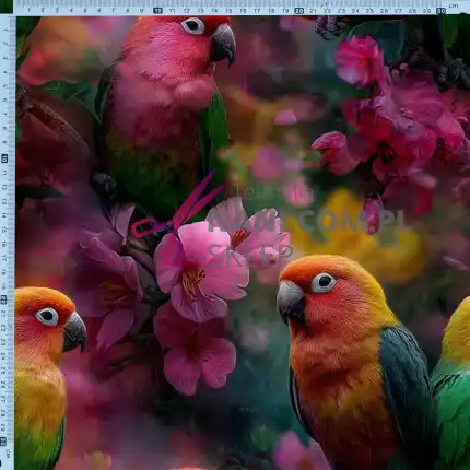 papuzki- Dresówka Pętelka 235g/m2