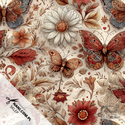 Boho motyle botaniczne